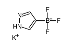 Potassium 1H-pyrazole-4-trifluoroborate structure