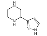 2-(1H-吡唑-3-基)哌嗪结构式