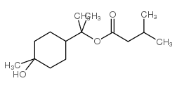 异戊酸松油酯结构式