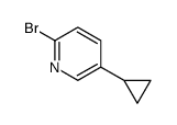 2-溴-5-环丙基吡啶结构式