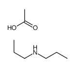 乙酸二丙基铵溶液结构式