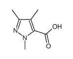 1H-Pyrazole-5-carboxylicacid,1,3,4-trimethyl-(6CI,9CI) structure