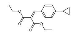 diethyl 2-(4-cyclopropylbenzylidene)malonate结构式