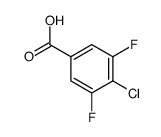 4-氯-3,5-二氟苯甲酸结构式