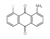 9,10-Anthracenedione,1-amino-8-chloro-结构式