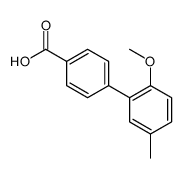 2-甲氧基-5-甲基-[1,1-联苯]-4-羧酸结构式