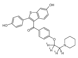 Raloxifene-d4 Structure
