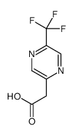 5-(三氟甲基)-2-吡嗪乙酸结构式