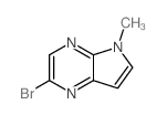 N-甲基-5-溴-4,7-二氮杂吲哚结构式