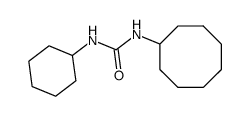 N-cyclohexyl-N'-cyclooctylurea Structure