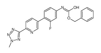 N-[3-氟-4-[6-(2-甲基-2H-四唑-5-基)-3-吡啶基]苯基]氨基甲酸苄酯图片