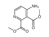 dimethyl 4-aminopyridine-2,3-dicarboxylate structure