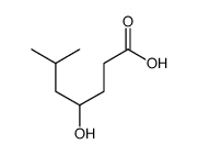 4-hydroxy-6-methylheptanoic acid Structure