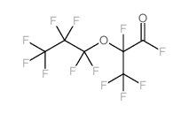 Perfluoro(2-methyl-3-oxahexanoyl) fluoride,(Hexafluoropropen oxide dimer) Structure