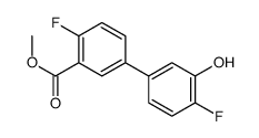 methyl 2-fluoro-5-(4-fluoro-3-hydroxyphenyl)benzoate Structure