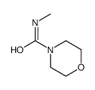 N-甲基-4-吗啉羧酰胺结构式
