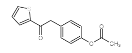 4-acetoxybenzyl 2-thienyl ketone Structure