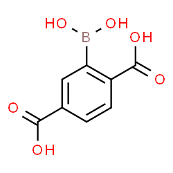 (2,5-二羧基苯基)硼酸结构式