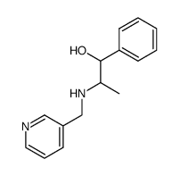 1-phenyl-2-(pyridin-3-ylmethyl-amino)-propan-1-ol Structure