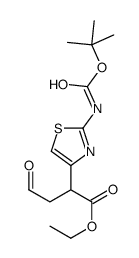 2-(2-(叔丁氧基羰基)噻唑-4-基)-4-氧代丁酸乙酯结构式