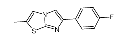 6-(4-fluorophenyl)-2-methylimidazo[2,1-b][1,3]thiazole Structure