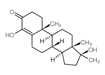 羟甲睾酮结构式