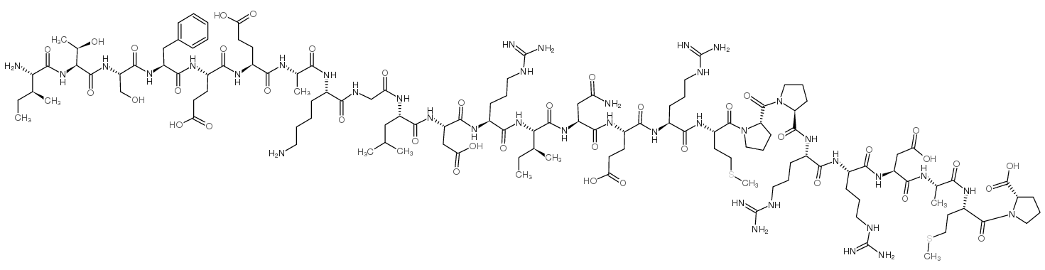 Calcineurin autoinhibitory peptide Structure
