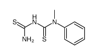 1-methyl-1-phenyldithiobiuret结构式