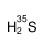 sulfur-35 atom Structure