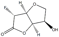 D-Gluconic acid, 3,6-anhydro-2-deoxy-2-fluoro-, gamma-lactone (9CI)结构式