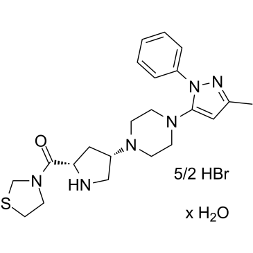 Teneligliptin hydrobromide hydrate结构式