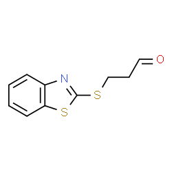 Propanal, 3-(2-benzothiazolylthio)- (9CI)结构式