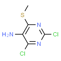 2,4-二氯-6-(甲基硫烷基)嘧啶-5-胺图片