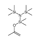 N-(dimethyl(prop-1-en-2-yloxy)silyl)-1,1,1-trimethyl-N-(trimethylsilyl)silanamine结构式