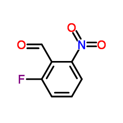 2-氟-6-硝基苯甲醛结构式