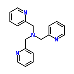 三(2-吡啶甲基)胺结构式