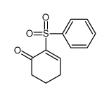 2-(benzenesulfonyl)cyclohex-2-en-1-one Structure