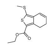 ethyl 3-(methylthio)-6,7-dihydrobenzo[c]thiophene-1-carboxylate Structure