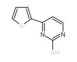 4-(2-thienyl)pyrimidine-2-thiol Structure