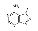 1H-1,2,3-Triazolo[4,5-d]pyrimidin-7-amine, 1-methyl- (9CI) Structure