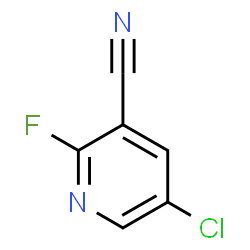 5-Chloro-2-fluoronicotinonitrile Structure