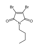 3,4-dibromo-1-butylpyrrole-2,5-dione Structure