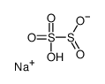 Disulfurous acid, sodium salt Structure