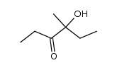 4-hydroxy-4-methyl-hexan-3-one结构式