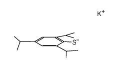 potassium 2,4,6-triisopropylbenzenethiolate Structure