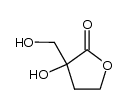 3-deoxy-2-C-hydroxymethyl-DL-tetrono-1,4-lactone Structure