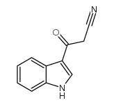 3-(氰基乙酰基)吲哚结构式