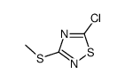 3-(Methylthio)-5-chloro-1,2,4-thiadiazole结构式