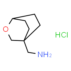 1-{2-oxabicyclo[2.2.2]octan-4-yl}methanamine hydrochloride Structure