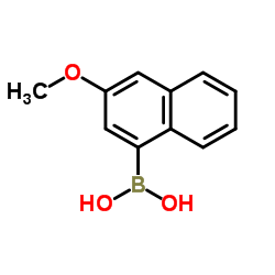 3-甲氧基-1-萘硼酸结构式